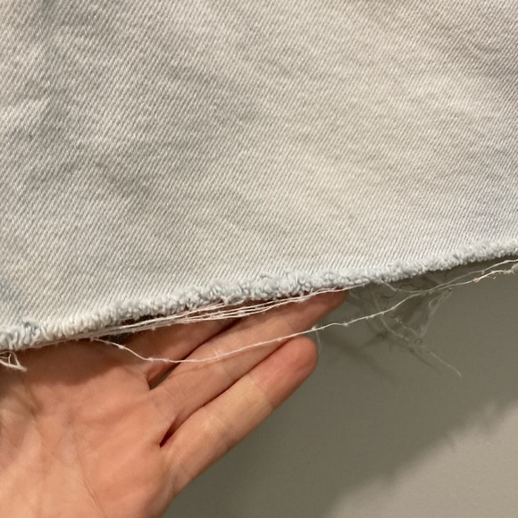 ZARA Light Blue Denim Jean Mini Skirt medium​ - Picture 9 of 11